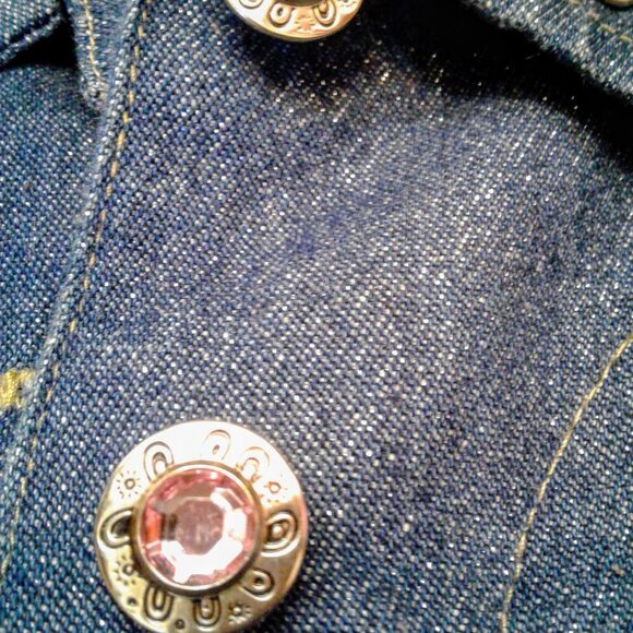 Sparkle Denim Jacket by Me and You SZ 18/20 - Picture 9 of 16